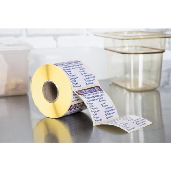 Hygiplas Allergen Food Labels (500 Pack) - view 5