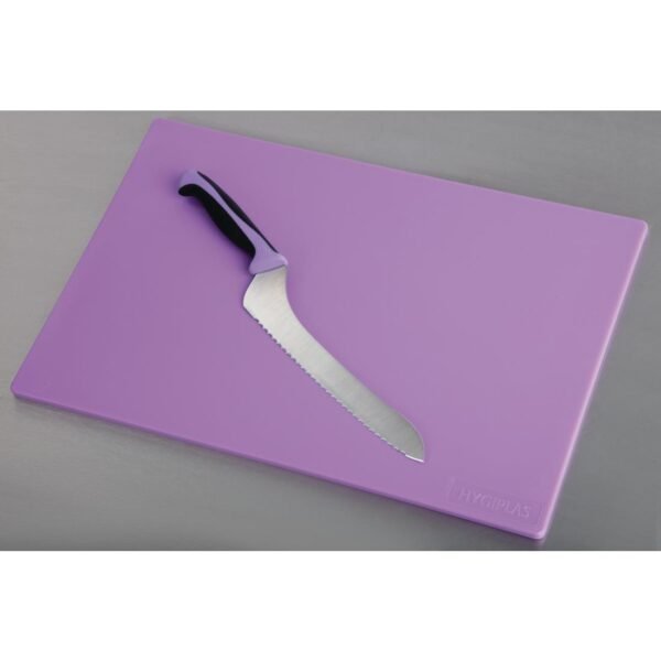 Hygiplas Low Density Purple Chopping Board 450x300x10mm - view 2