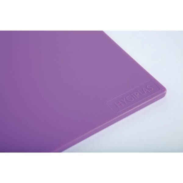 Hygiplas Low Density Purple Chopping Board 450x300x10mm - view 3