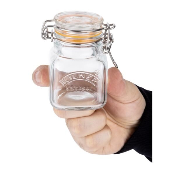 Kilner Square Clip Top Spice Jar 70ml - view 7