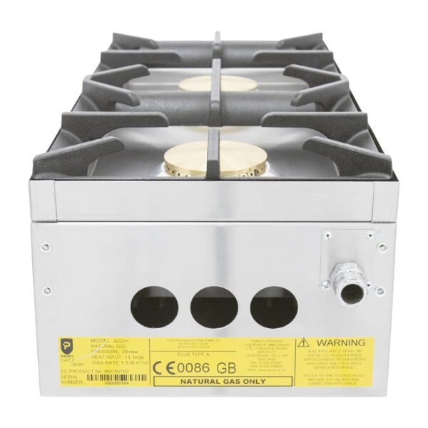 Parry 2 Burner Natural Gas Hob AG2H - view 2