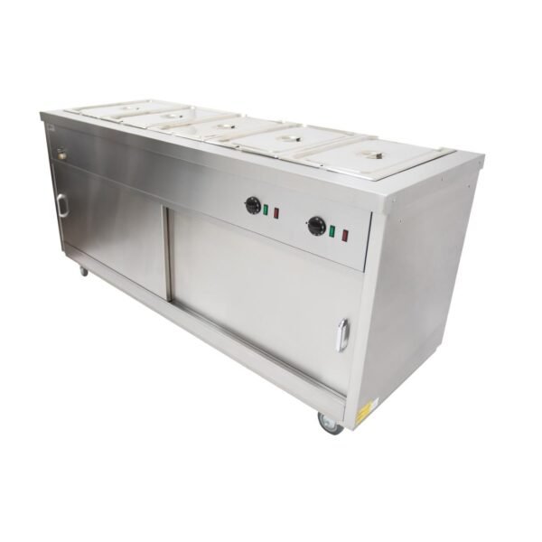 Parry Bain Marie Topped Mobile Hot Cupboard HOT18BM - view 2