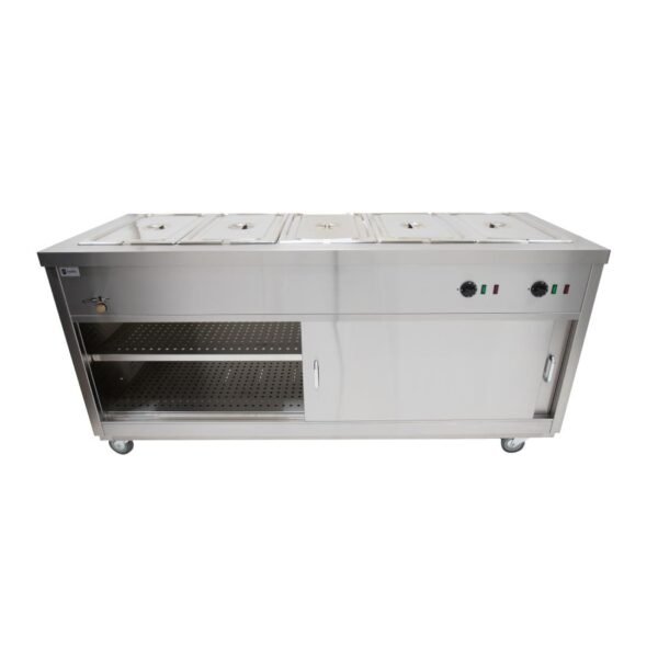 Parry Bain Marie Topped Mobile Hot Cupboard HOT18BM - view 5