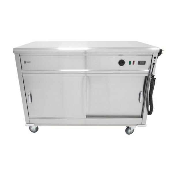 Parry Mobile Hot Cupboard with Flat Top MSF12 - view 2