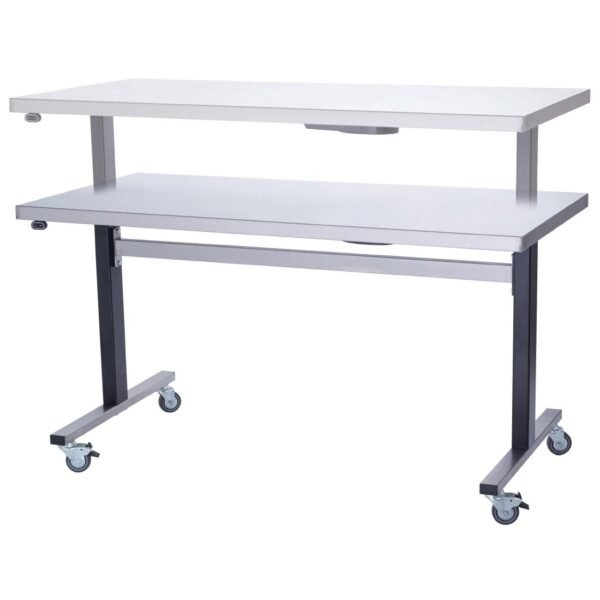 Parry Stainless Steel Adjustable Height Table Wide Electric Mobile 1000mm - view 2