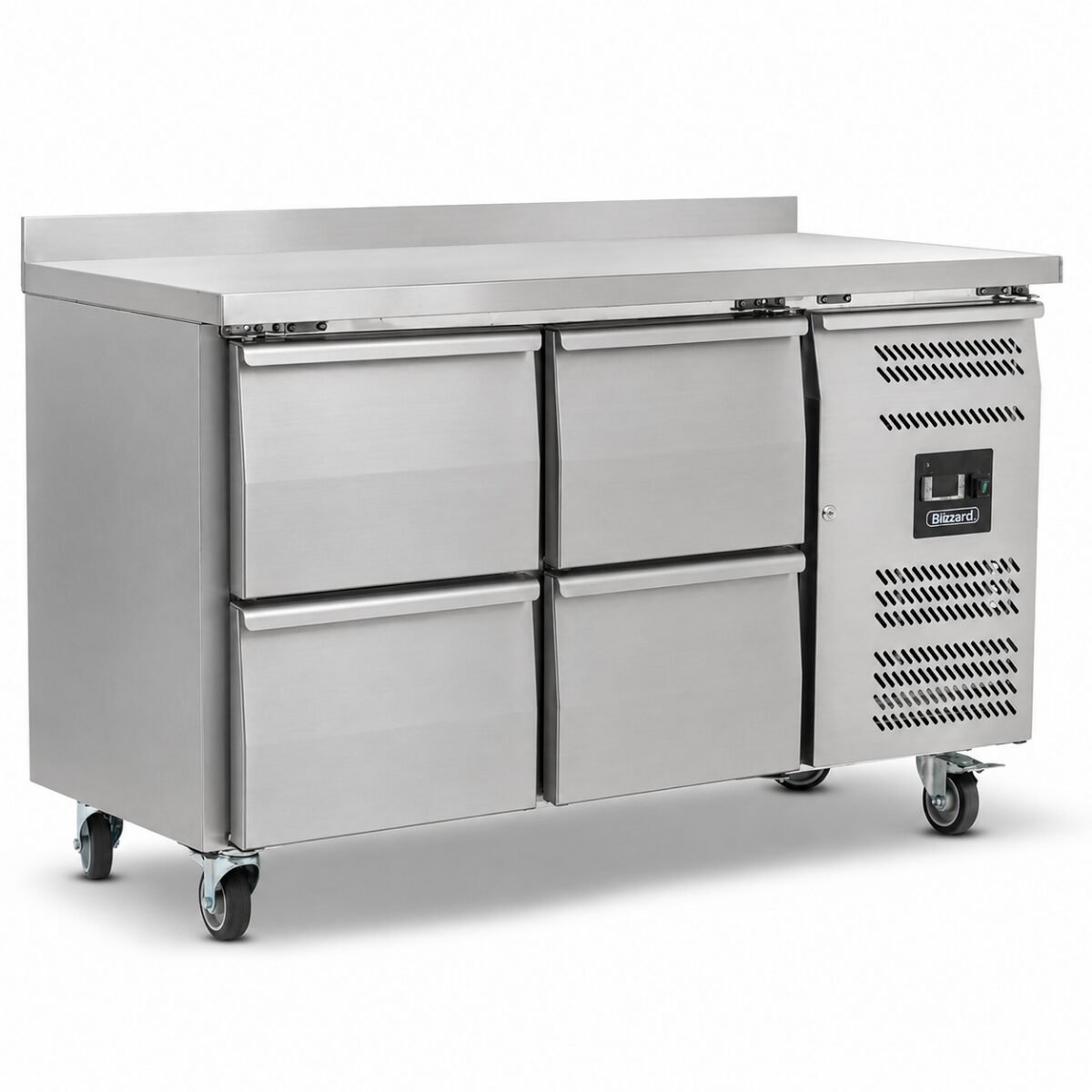 Blizzard HBC2-22 Four Drawer Counter Refrigerator With Upstand