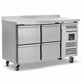 Blizzard HBC2-22 Four Drawer Counter Refrigerator With Upstand