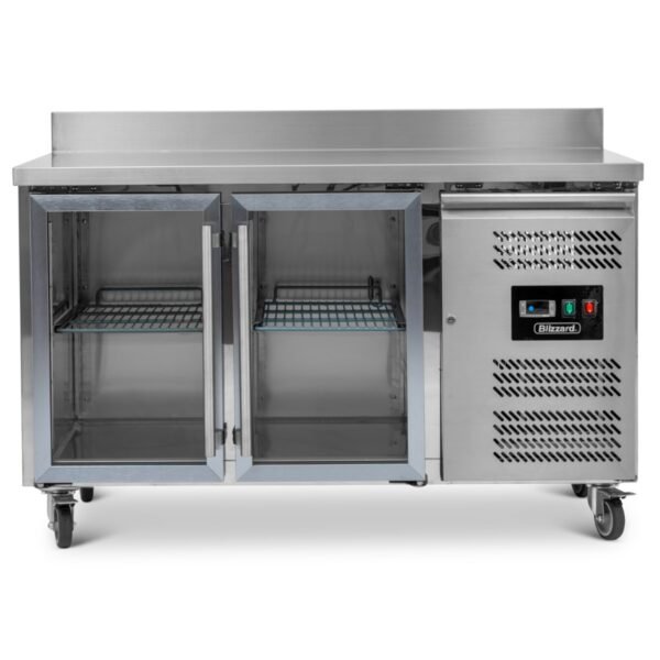 417L Double Glass Door Counter With Upstand - view 3