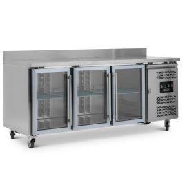 417L Triple Glass Door Counter With Upstand