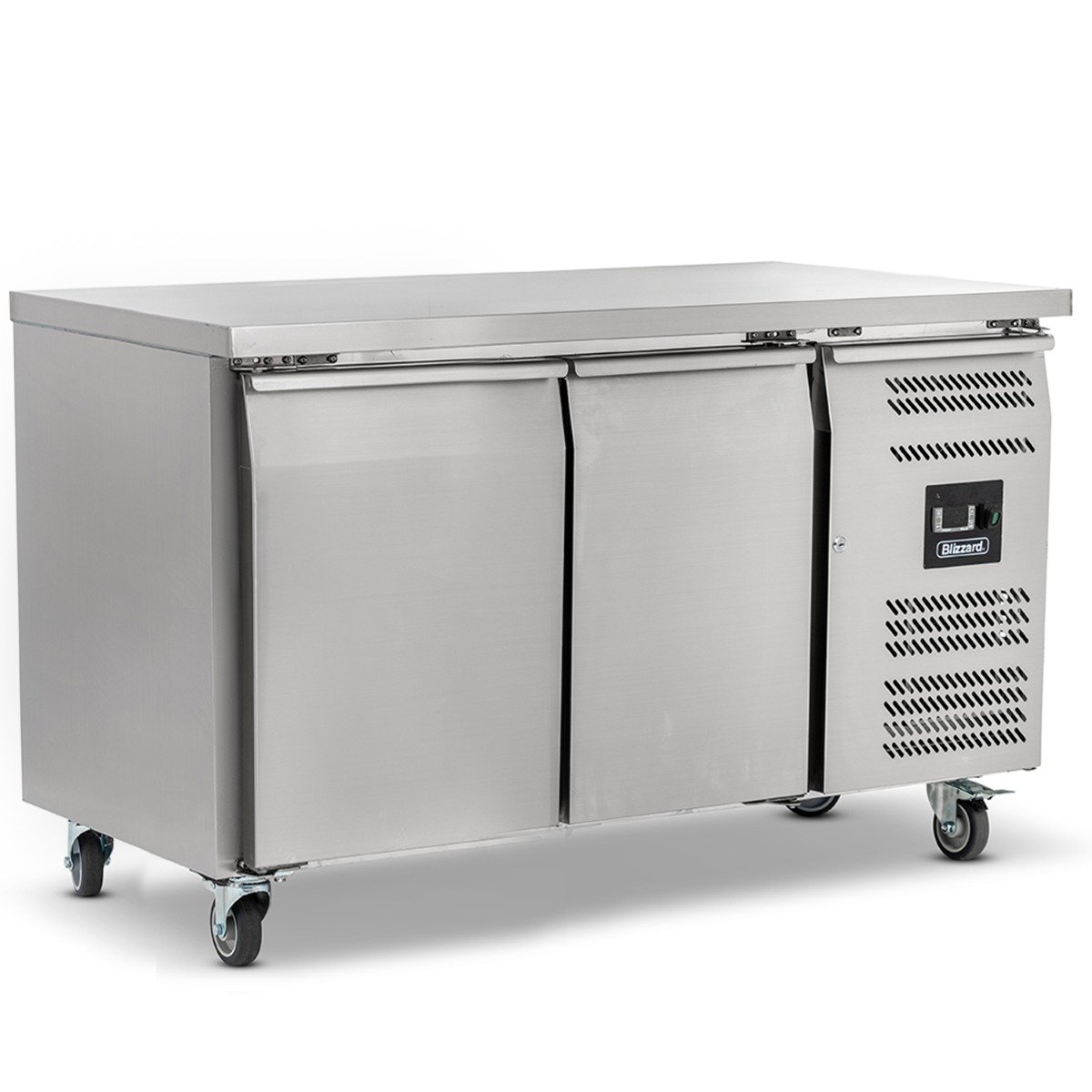 Double Hinged Door Deep Counter Refrigerator