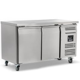 Double Hinged Door Deep Counter Refrigerator