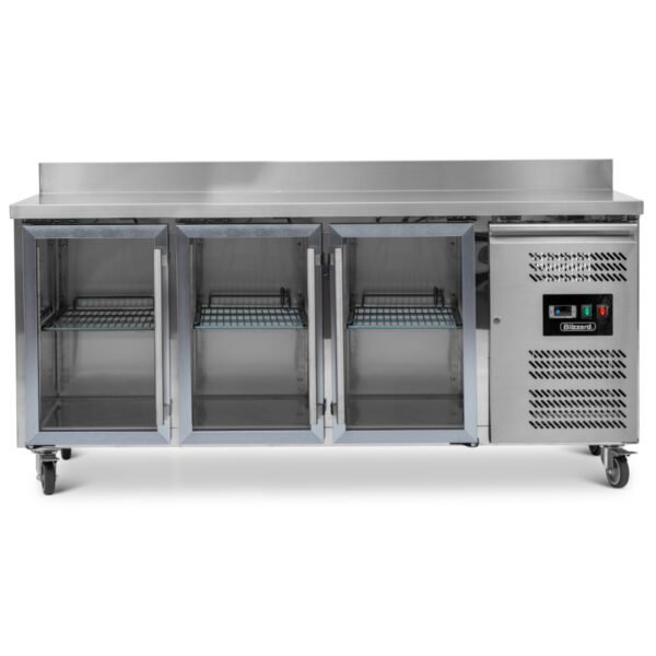 417L Triple Glass Door Counter With Upstand - view 3
