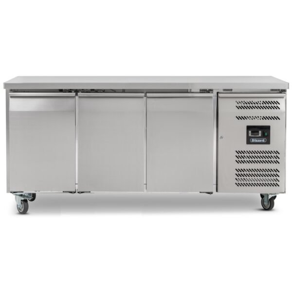 Triple Hinged Door Counter Refrigerator - view 2