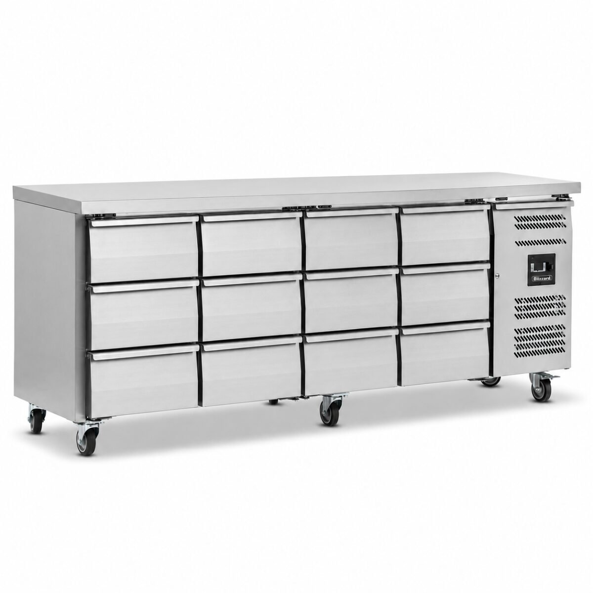 4 Door Refrigerated Counter Without Upstand (HBC4NU-3333)