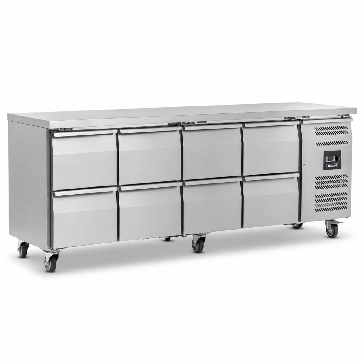 4 Door Refrigerated Counter Without Upstand (HBC4NU-2222)