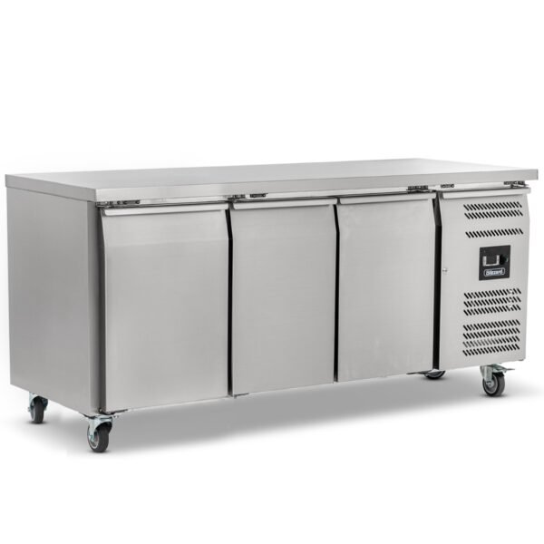 Triple Hinged Door Deep Counter Refrigerator