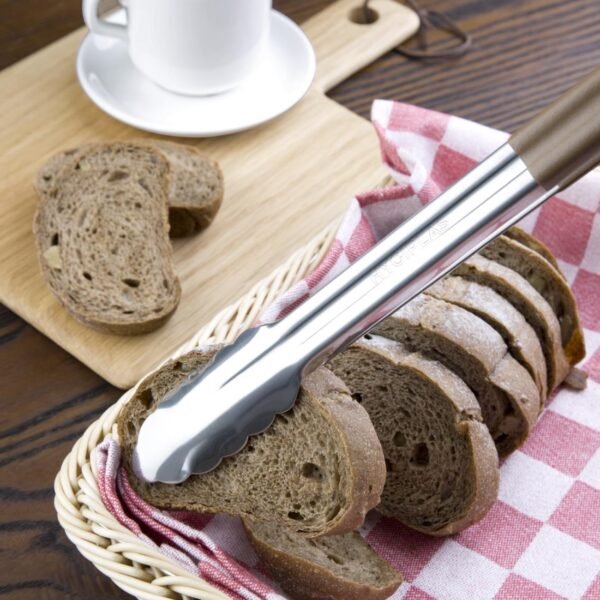 Hygiplas Colour Coded Serving Tong Brown 405mm - view 5