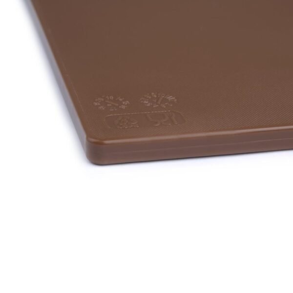 Hygiplas Low Density Antibacterial Chopping Board Brown 450x300x10mm - view 3