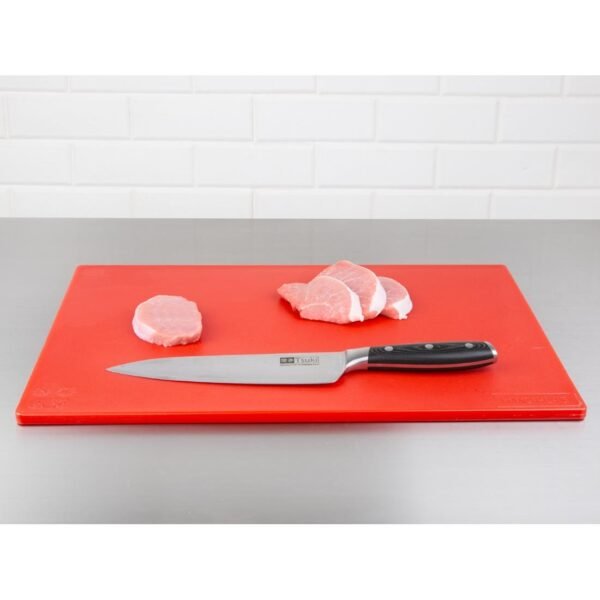 Hygiplas Low Density Antibacterial Chopping Board Red 450x300x10mm - view 2