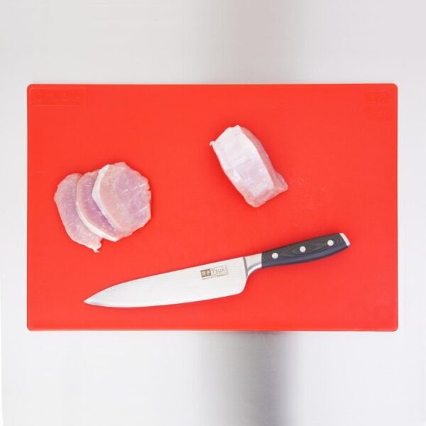 Hygiplas Low Density Antibacterial Chopping Board Red 450x300x10mm - view 4