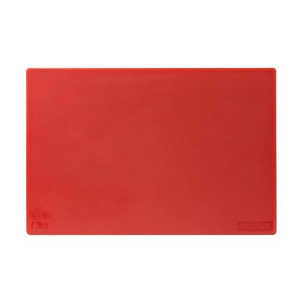 Hygiplas Low Density Antibacterial Chopping Board Red 450x300x10mm - view 5