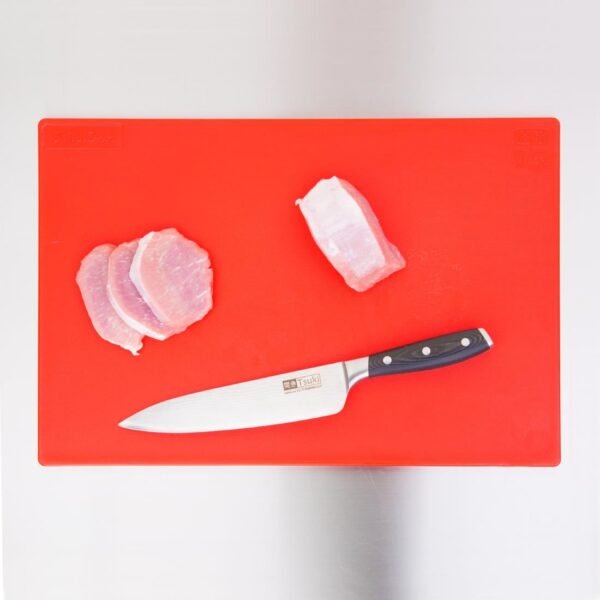 Hygiplas Low Density Antibacterial Chopping Board Red 450x300x10mm - view 7