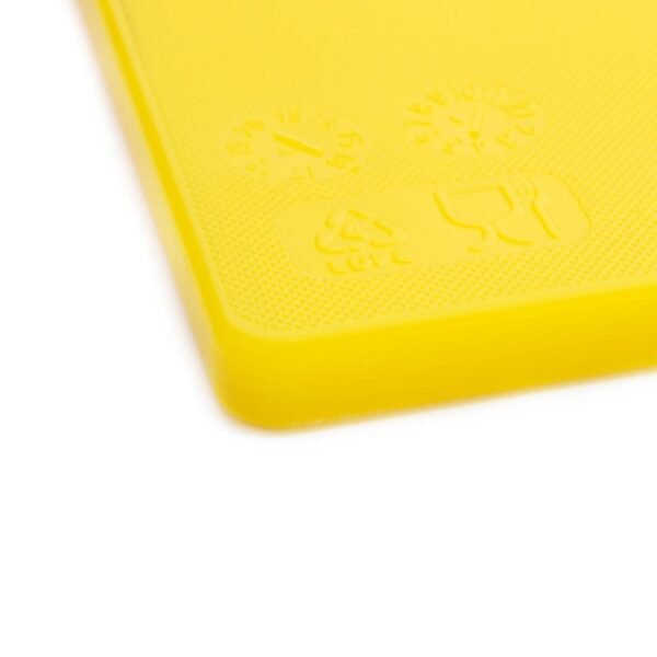 Hygiplas Low Density Antibacterial Chopping Board Yellow 450x300x10mm - view 3