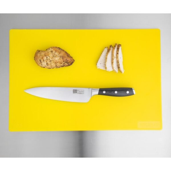 Hygiplas Low Density Antibacterial Chopping Board Yellow 450x300x10mm - view 6