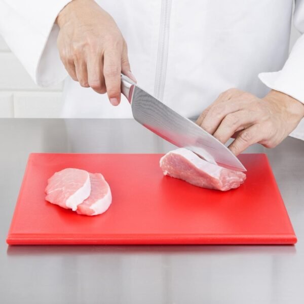 Hygiplas High Density Red Chopping Board Small 305x229x12mm - view 3