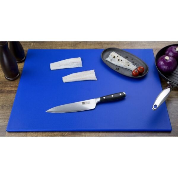 Hygiplas Low Density Blue Chopping Board Large 600x450x10mm - view 2