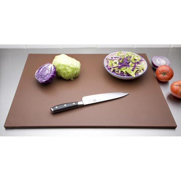 Hygiplas Low Density Brown Chopping Board Large 600x450x10mm - view 2