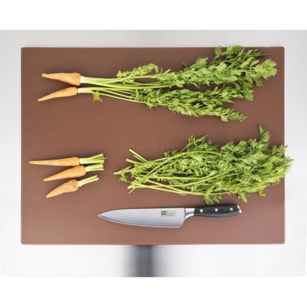 Hygiplas Low Density Brown Chopping Board Large 600x450x10mm - view 5