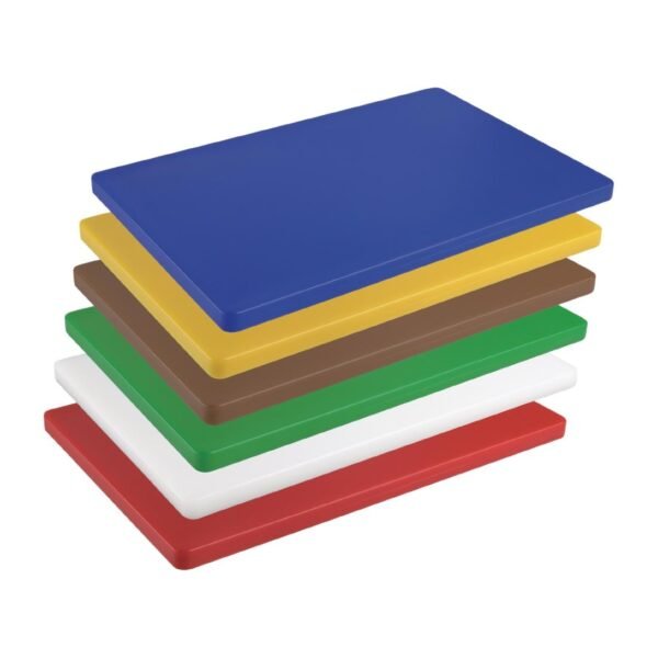 Hygiplas Thick Low Density Brown Chopping Board Large 600x450x20mm - view 2