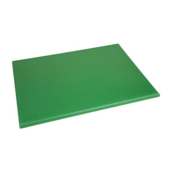 Hygiplas Thick Low Density Green Chopping Board Large 600x450x20mm - view 3
