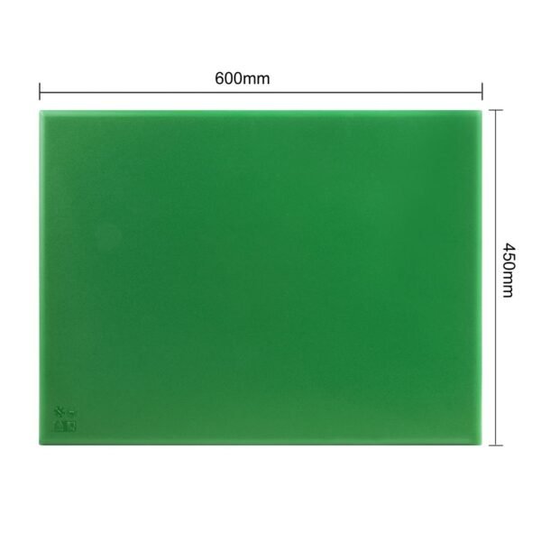 Hygiplas Thick Low Density Green Chopping Board Large 600x450x20mm - view 7