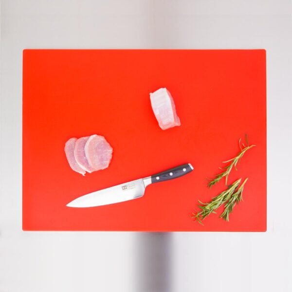 Hygiplas Low Density Red Chopping Board Large 600x450x10mm - view 7