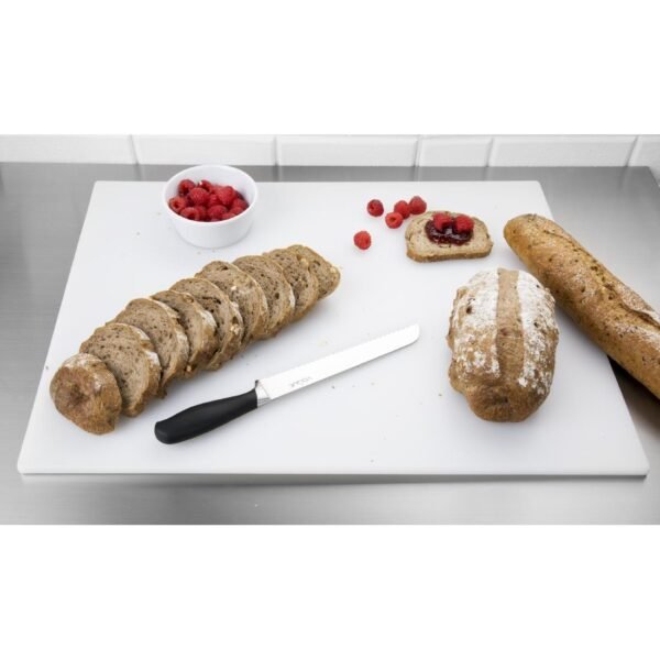 Hygiplas Low Density White Chopping Board Large 600x450x10mm - view 3