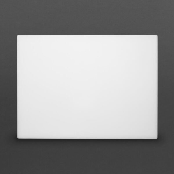 Hygiplas Thick Low Density White Chopping Board Large 600x450x20mm - view 5