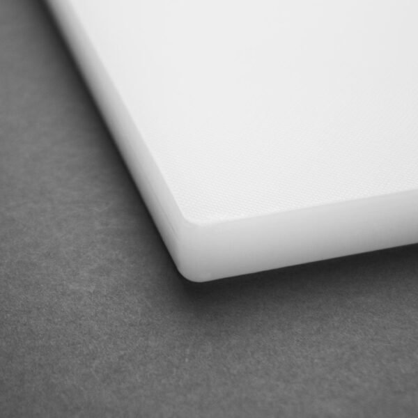 Hygiplas Thick Low Density White Chopping Board Large 600x450x20mm - view 6