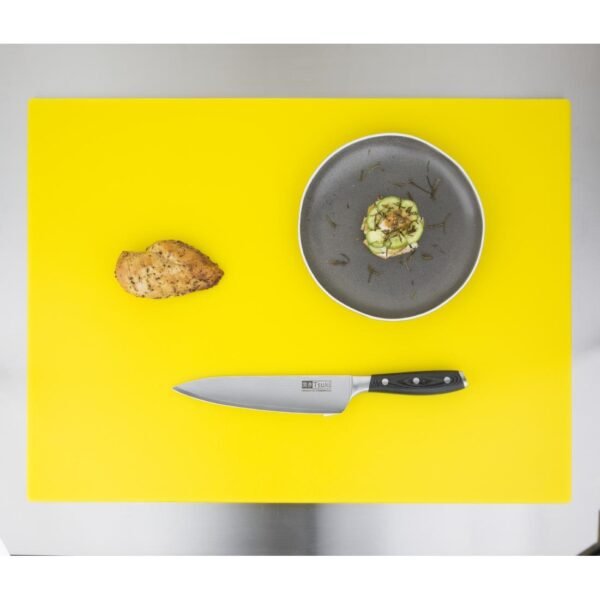 Hygiplas Low Density Yellow Chopping Board Large 600x450x10mm - view 4