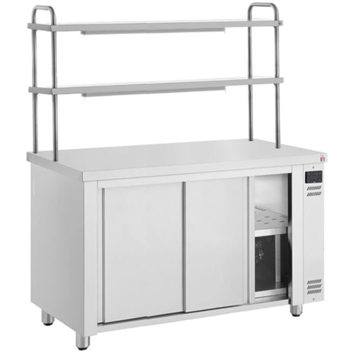 1100mm Hot Cupboard With Double Heated Gantry