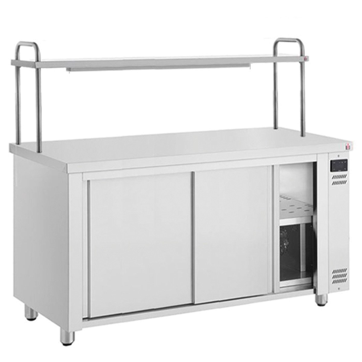 1600mm Hot Cupboard With Single Heated Gantry
