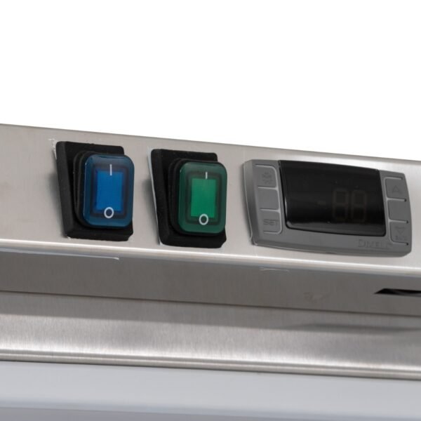 Upright 320L Single Hinged Glass Door Refrigerator - view 6