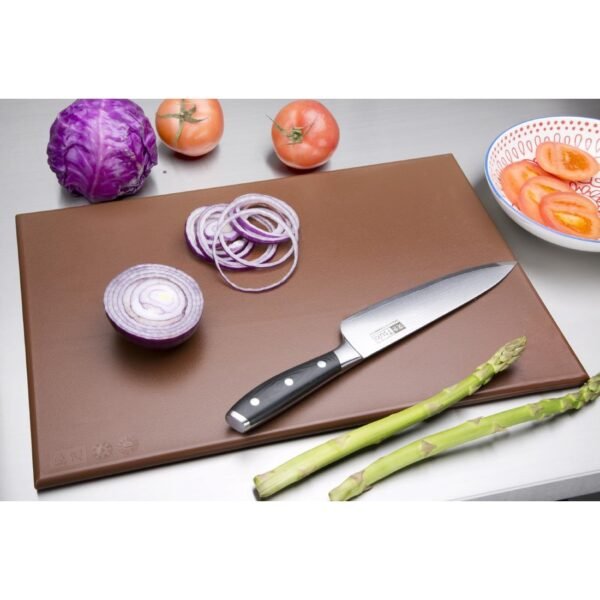 Hygiplas High Density Brown Chopping Board 450x300x12mm - view 2