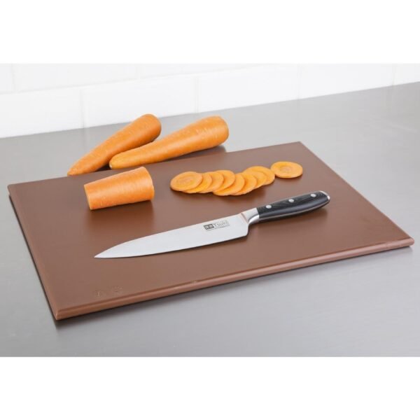 Hygiplas High Density Brown Chopping Board 450x300x12mm - view 4