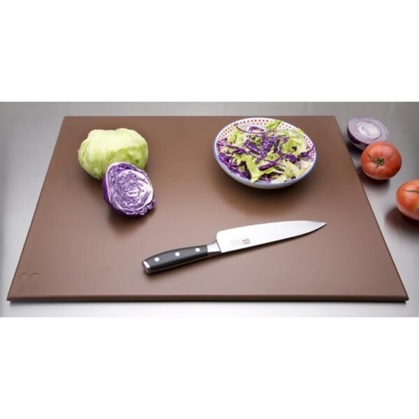 Hygiplas High Density Brown Chopping Board Large 600x450x12mm - view 2