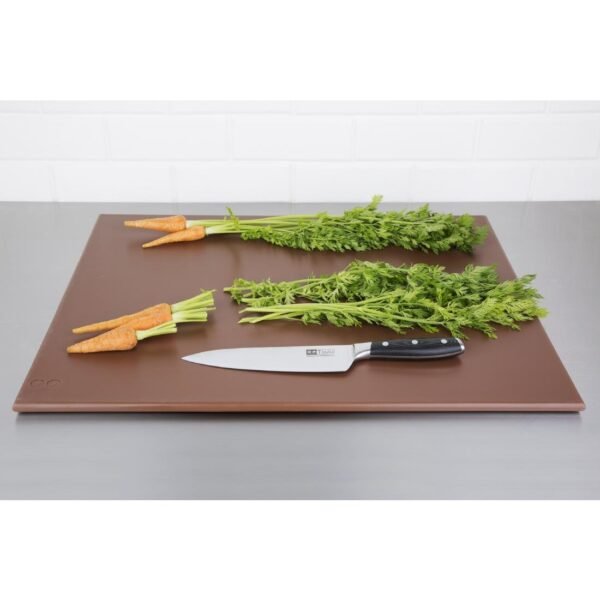 Hygiplas High Density Brown Chopping Board Large 600x450x12mm - view 3