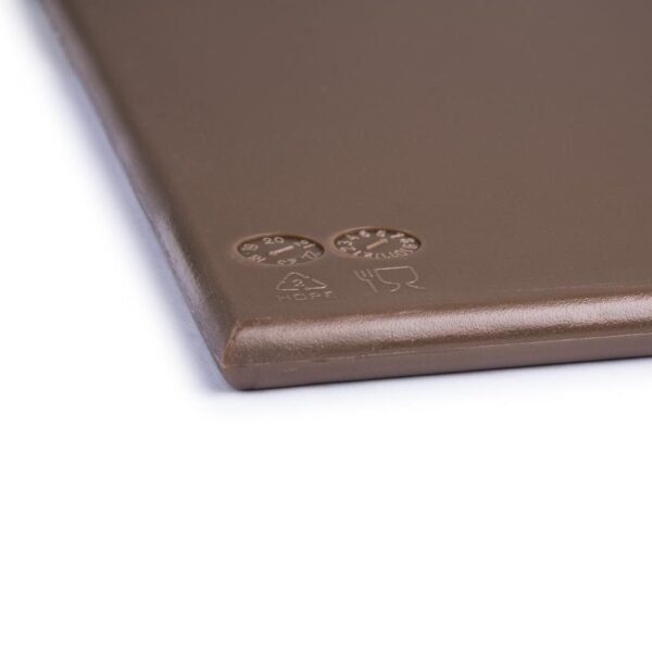 Hygiplas High Density Brown Chopping Board Large 600x450x12mm - view 7
