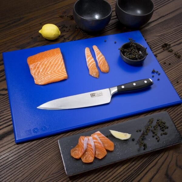 Hygiplas High Density Blue Chopping Board Standard 450x300x12mm - view 2