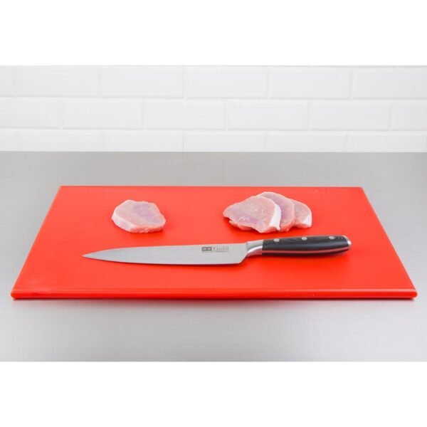 Hygiplas High Density Red Chopping Board Standard 450x300x12mm - view 2